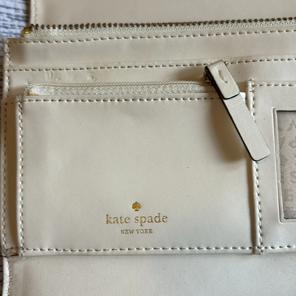 Kate Spade black clutch wallet. Pre owned